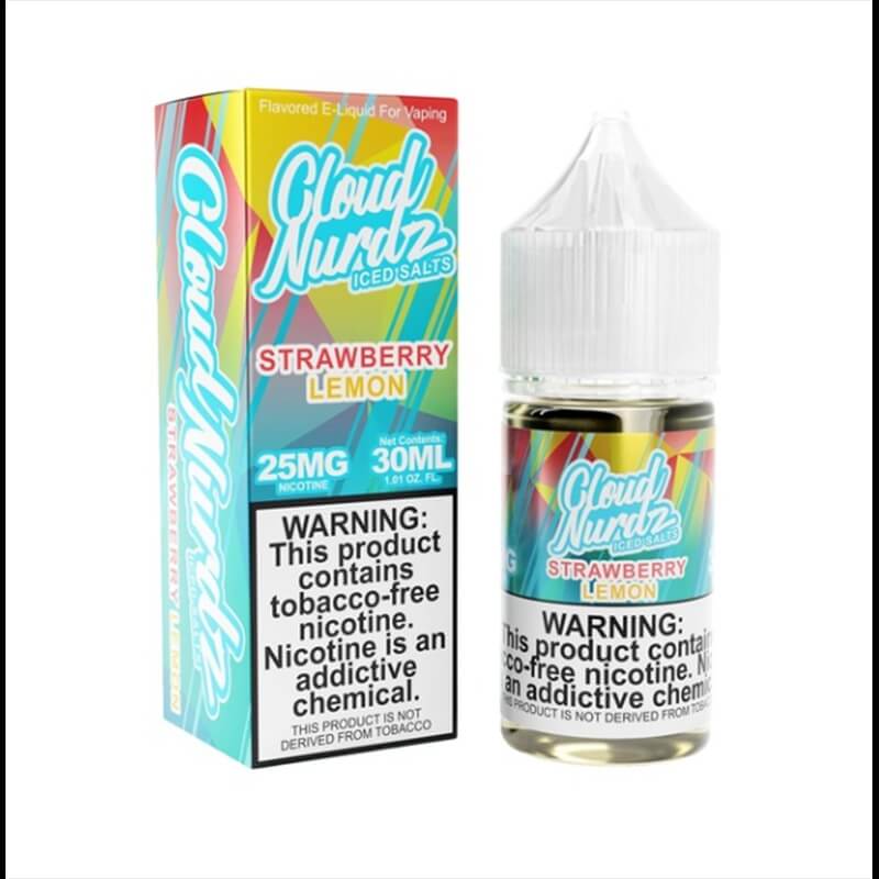 Cloud Nurdz SALT ICE Strawberry Lemon